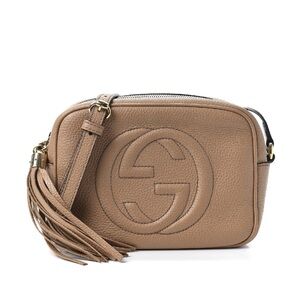 Gucci soho disco beige/tan Leather Crossbody Bag